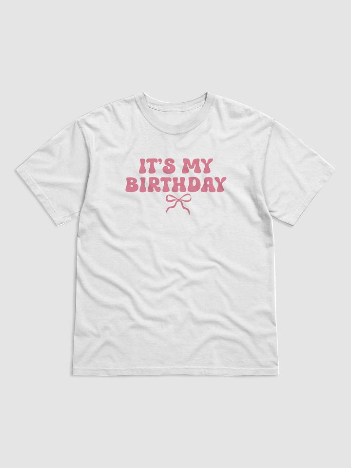 It's My Birthday Comfort Colors Shirt, Coquette Birthday Shirt product image (1)