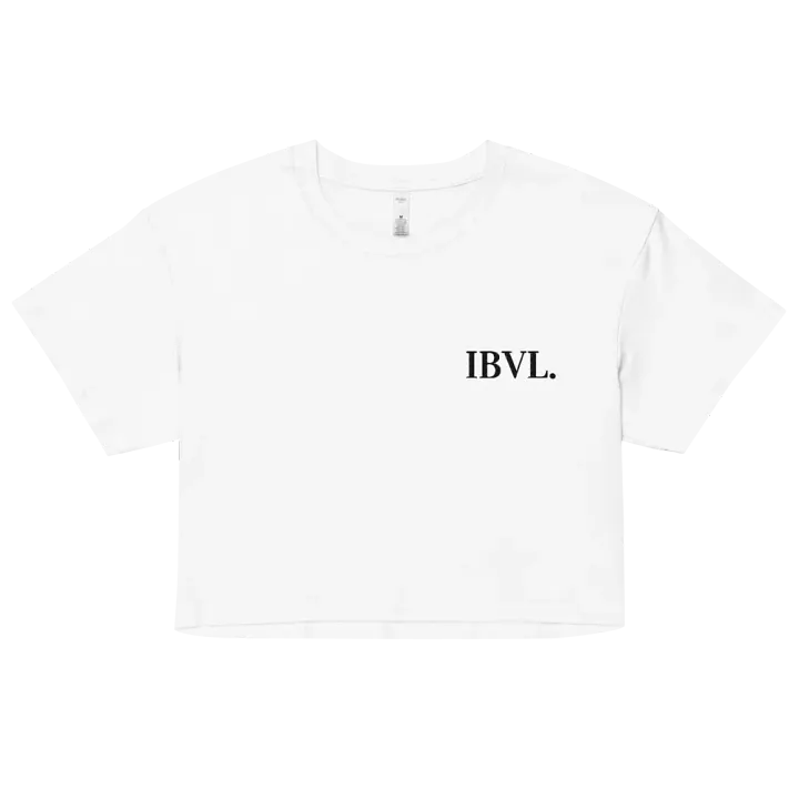 Classic Embroidered IBVL Signature Women's Crop Top product image (1)