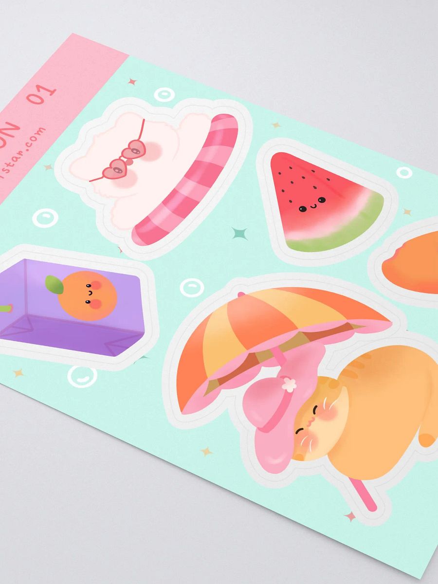Summer Fun Sticker Sheet product image (3)