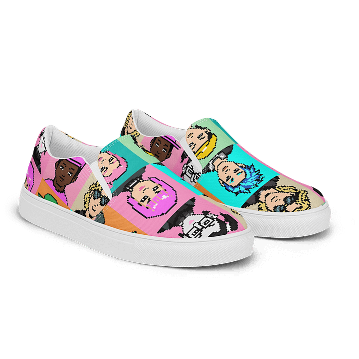 Pixel Portraits Women's Canvas Shoes product image (2)