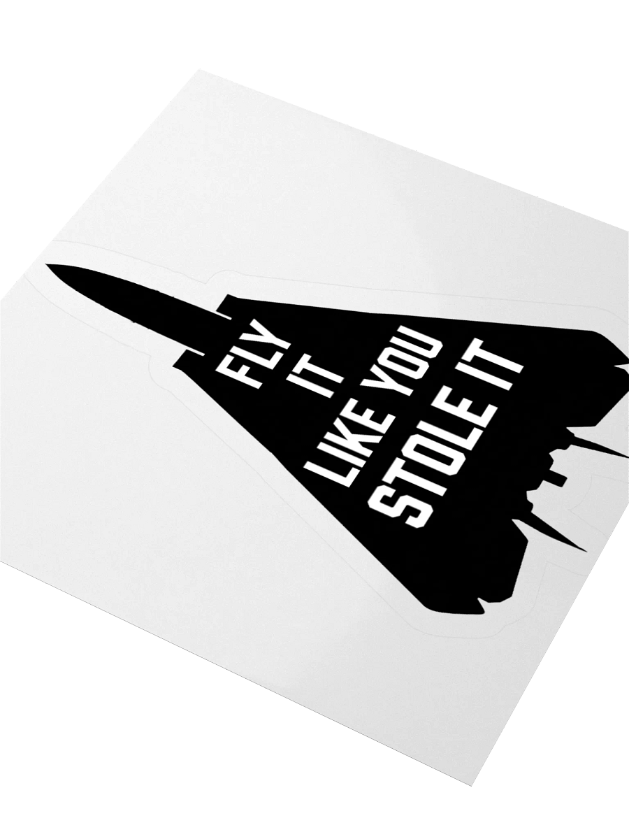 Fly it like you stole it - Sticker product image (11)