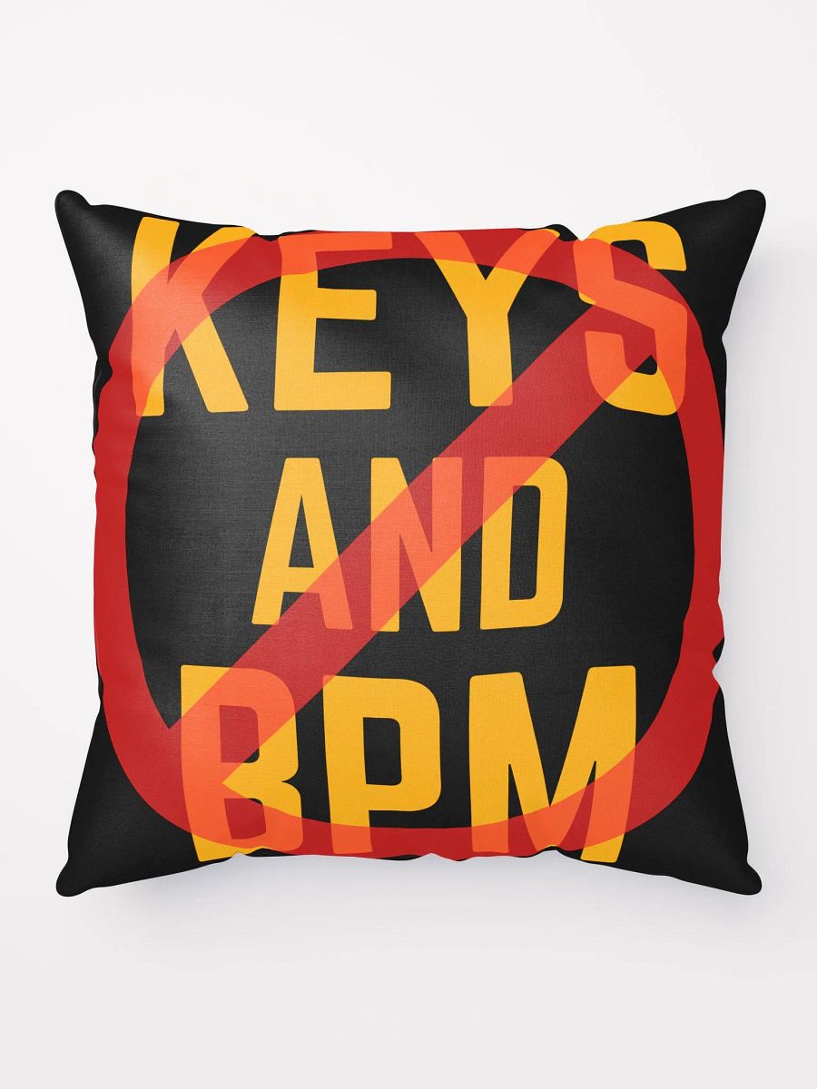 Say NO to Chris' KEYS N BPM - Single Design Pillow product image (5)
