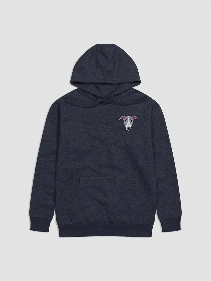 Stylized Whippet Dog Face Premium Hoodie product image (1)