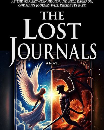 Here’s a first look at the cover of the NEW Dark Fantasy Novel by Robert Massetti THE LOST JOURNALS! Coming this Summer!