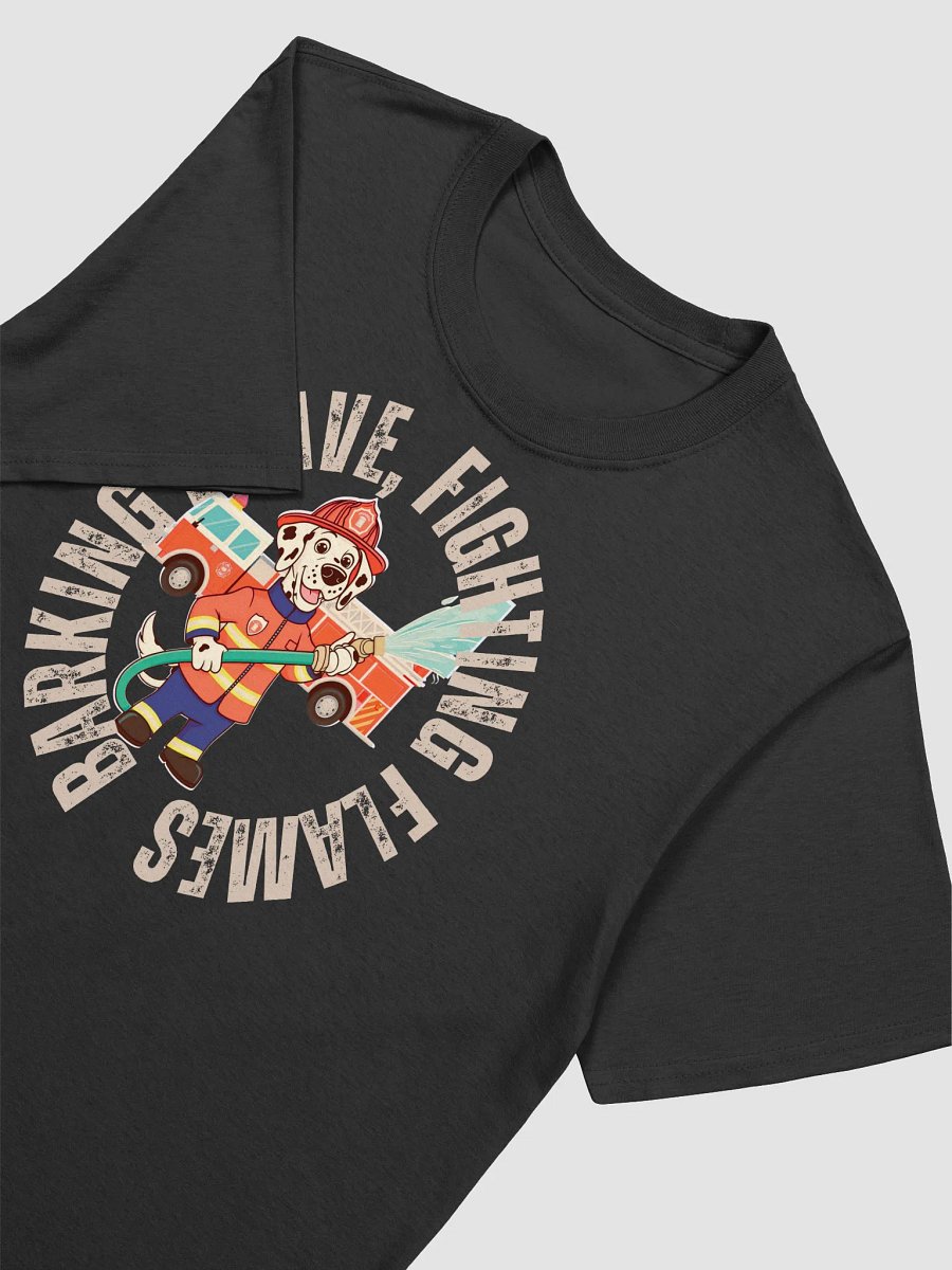 Barking Brave fighting flames unisex shirt product image (7)