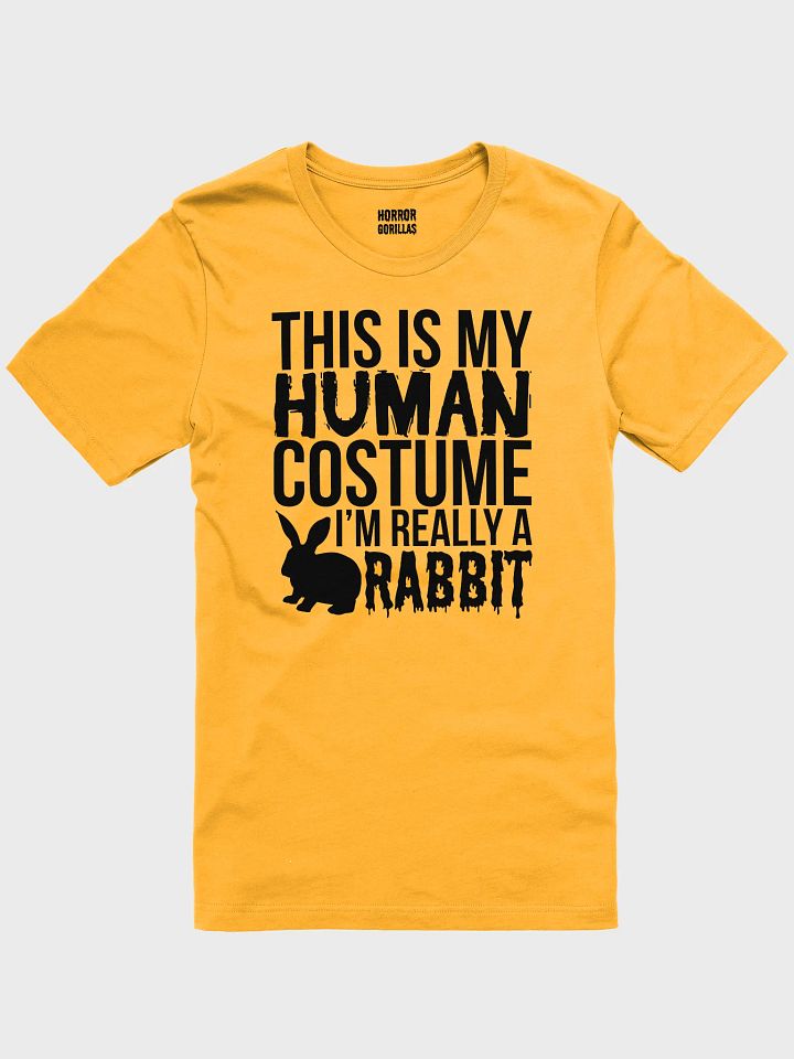 This Is My Human Costume I'm Really A Rabbit Funny Halloween T-Shirt product image (3)