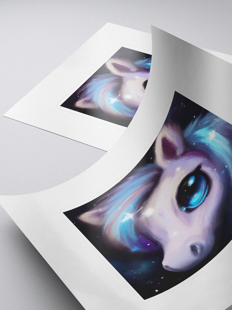 Cute Galactic Horse Alpha Sticker product image (4)