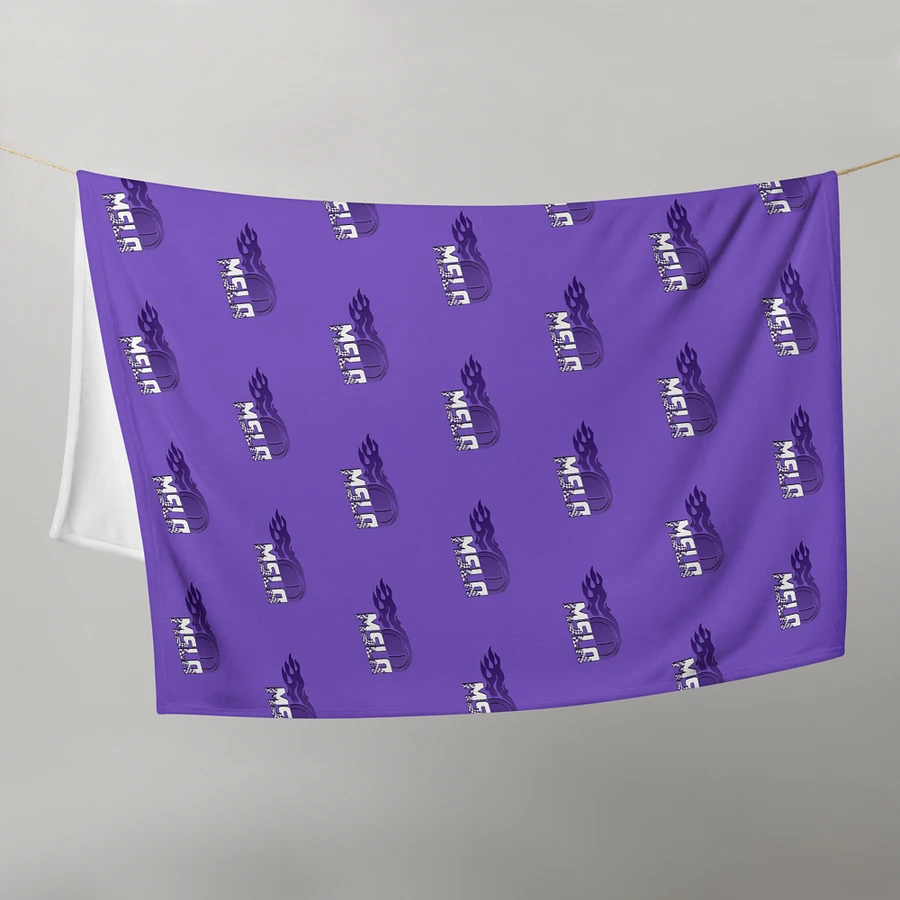 MSLA Purple Throw Blanket product image (10)