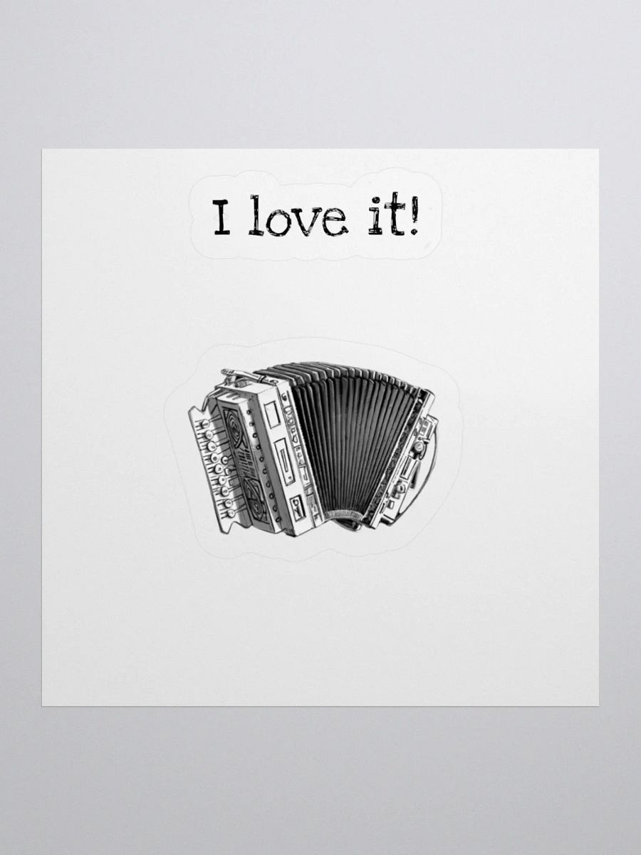 Sticker “I Love It” con Organetto product image (1)