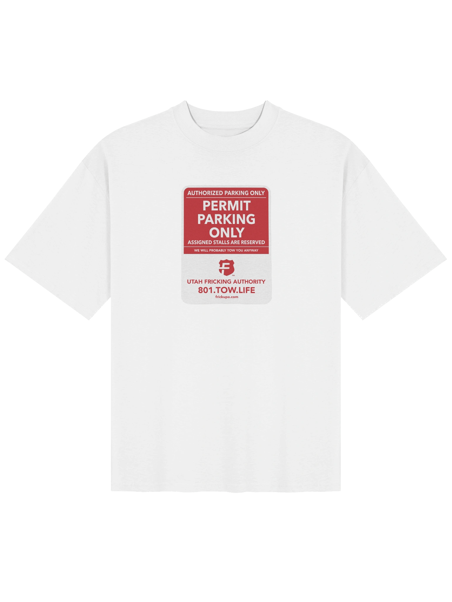 Permit parking only shirt product image (1)
