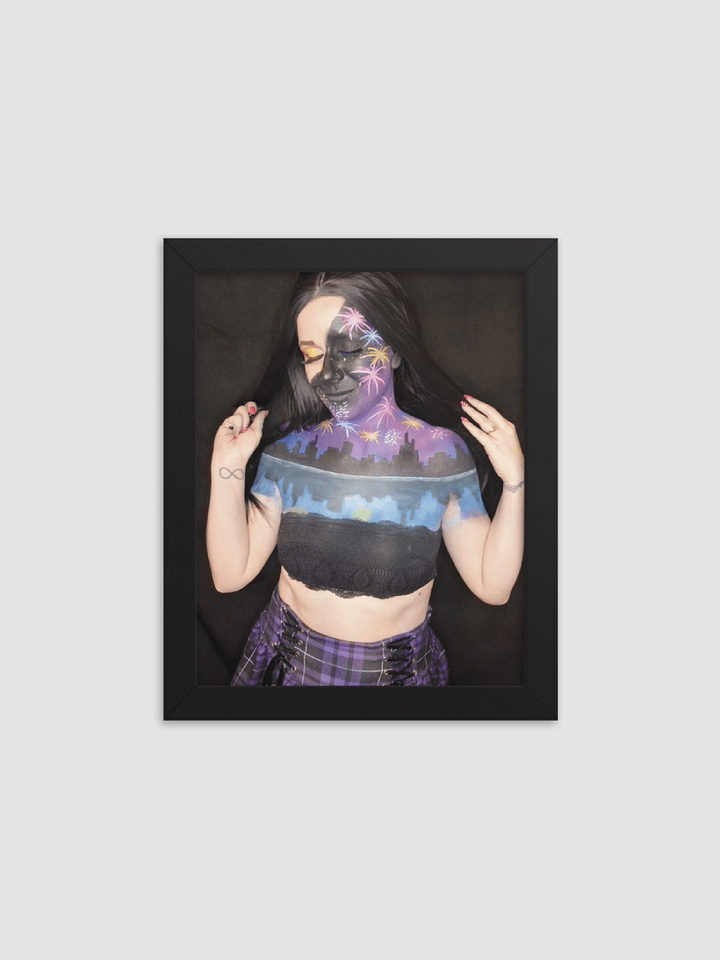 New Years Eve Fireworks - Framed High-Quality Matte Poster product image (1)