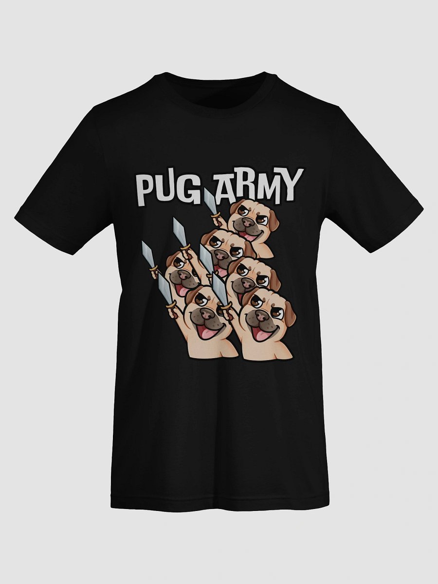 Pug Army - Soft T-Shirt Dark product image (35)