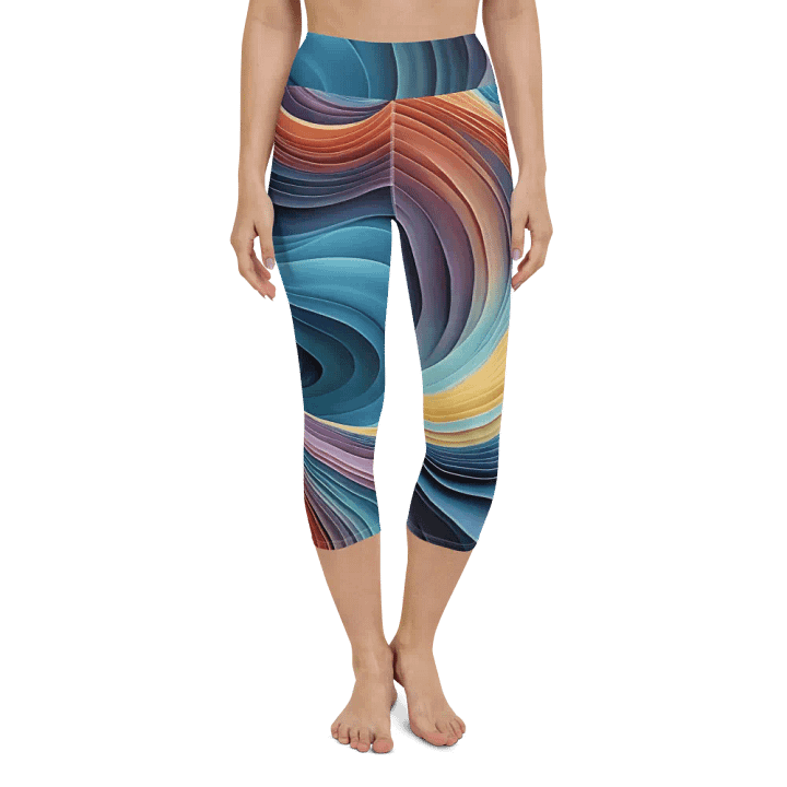 Swirl Bliss Capri Leggings product image (1)