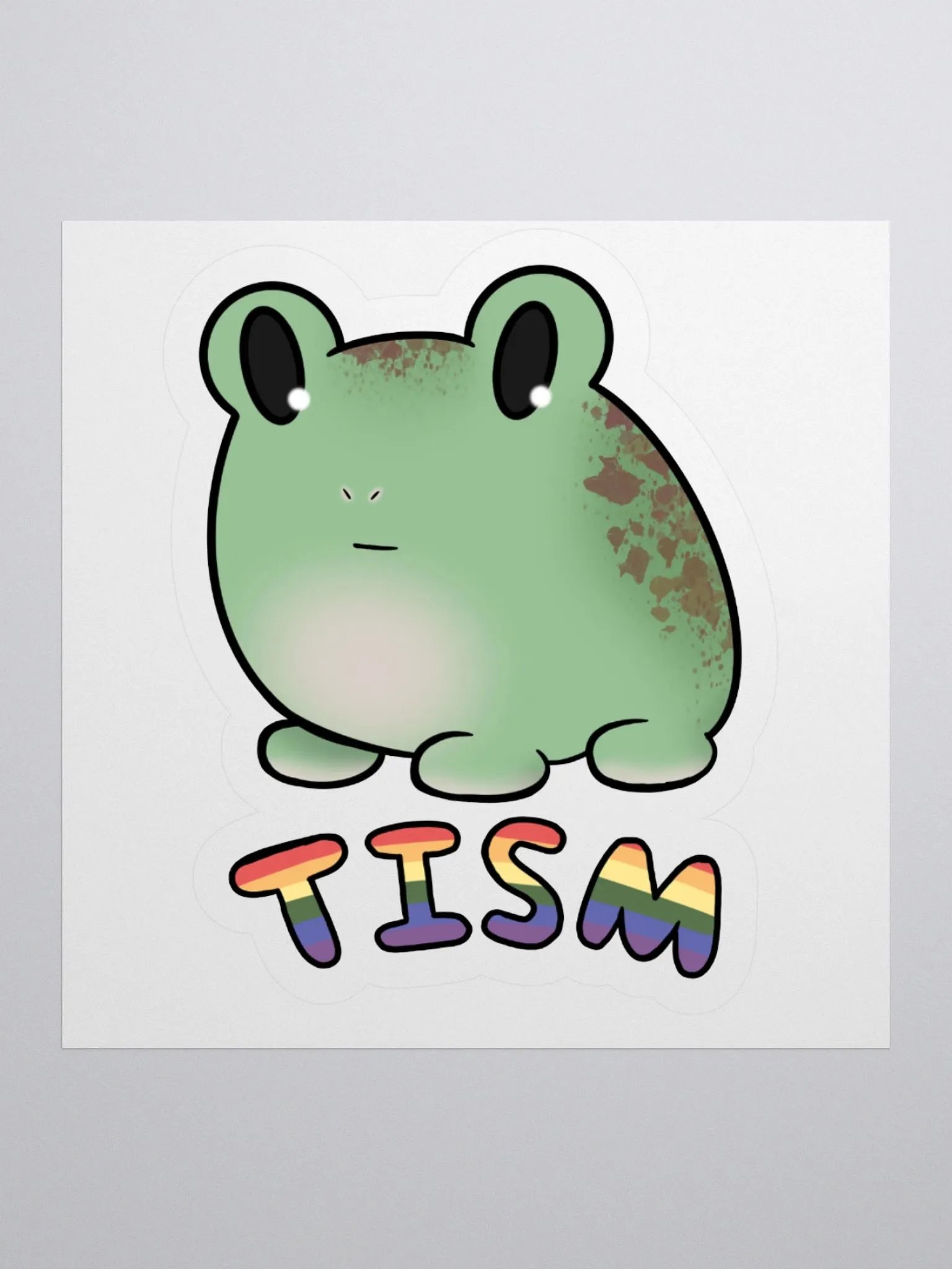 The Tism Frog - Sticker product image (1)