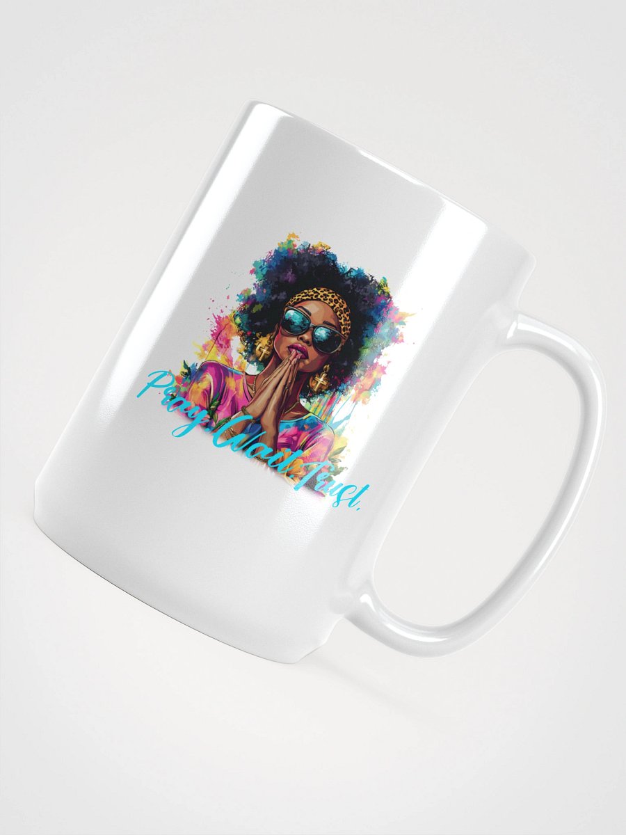 Vibrant Pray. Wait. Trust. Mug product image (5)