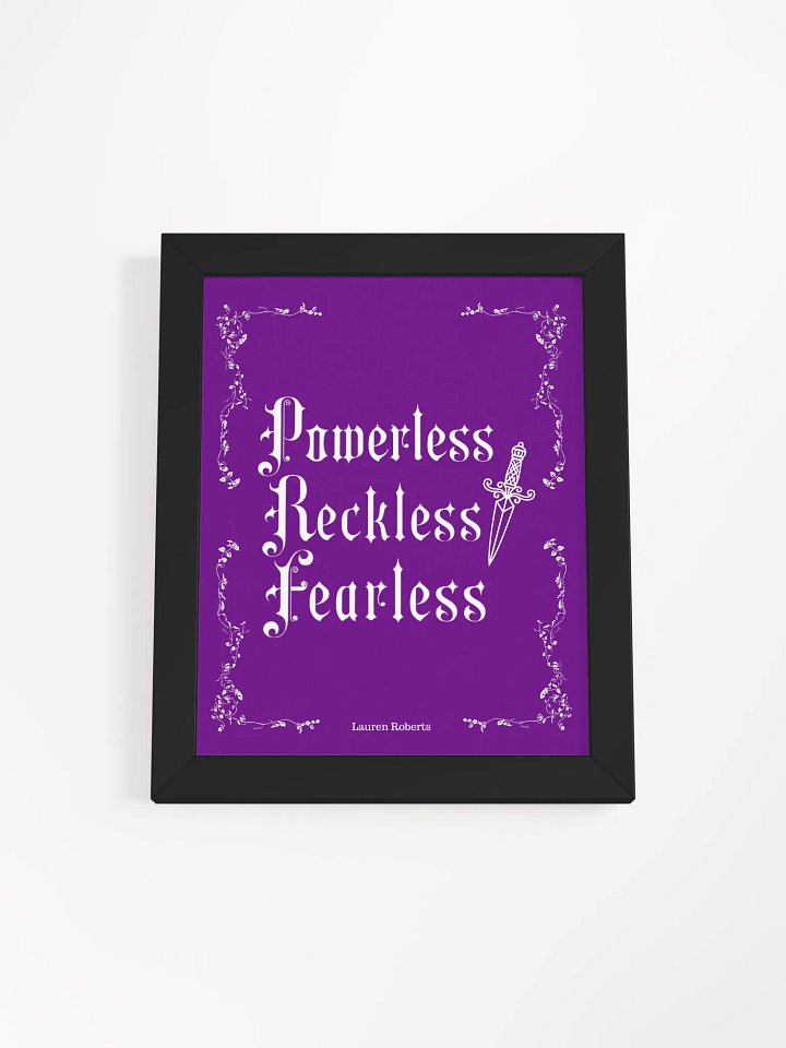 Powerless Series Framed Poster product image (1)