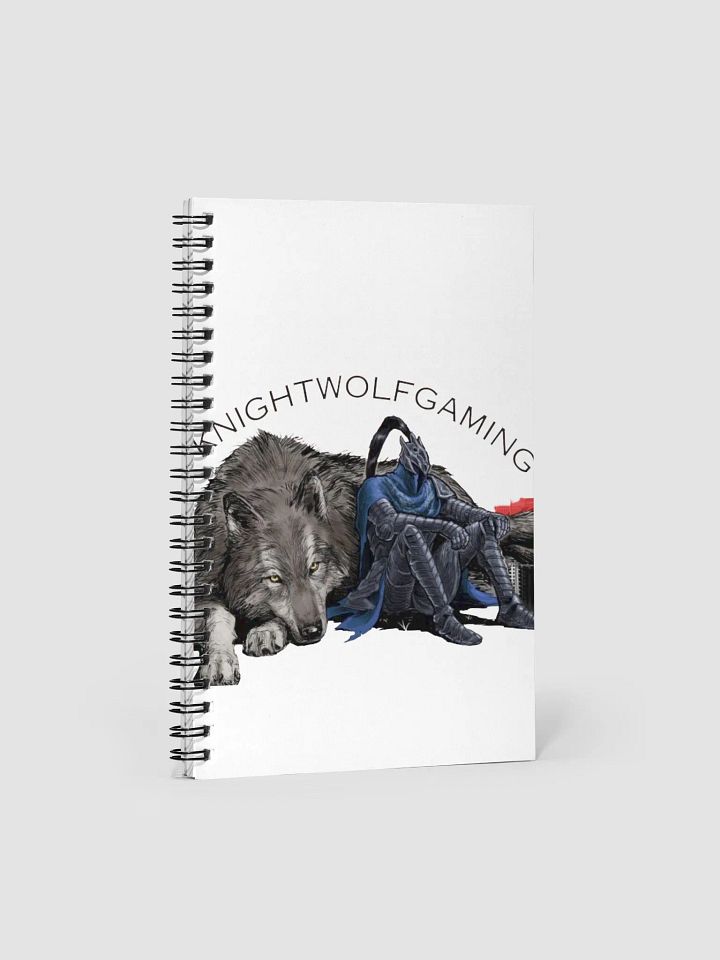 KnightWolf Gaming Spiral Notebook product image (1)