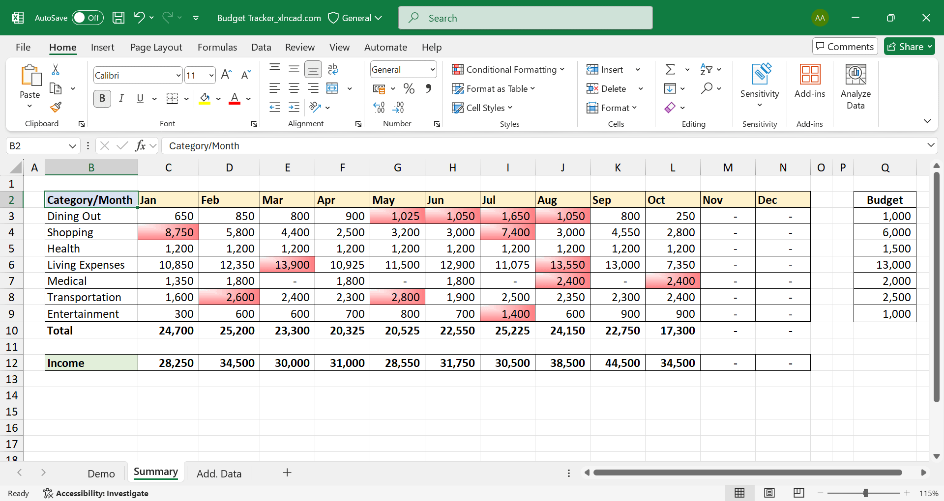Income, Expense, and Savings Tracker product image (4)