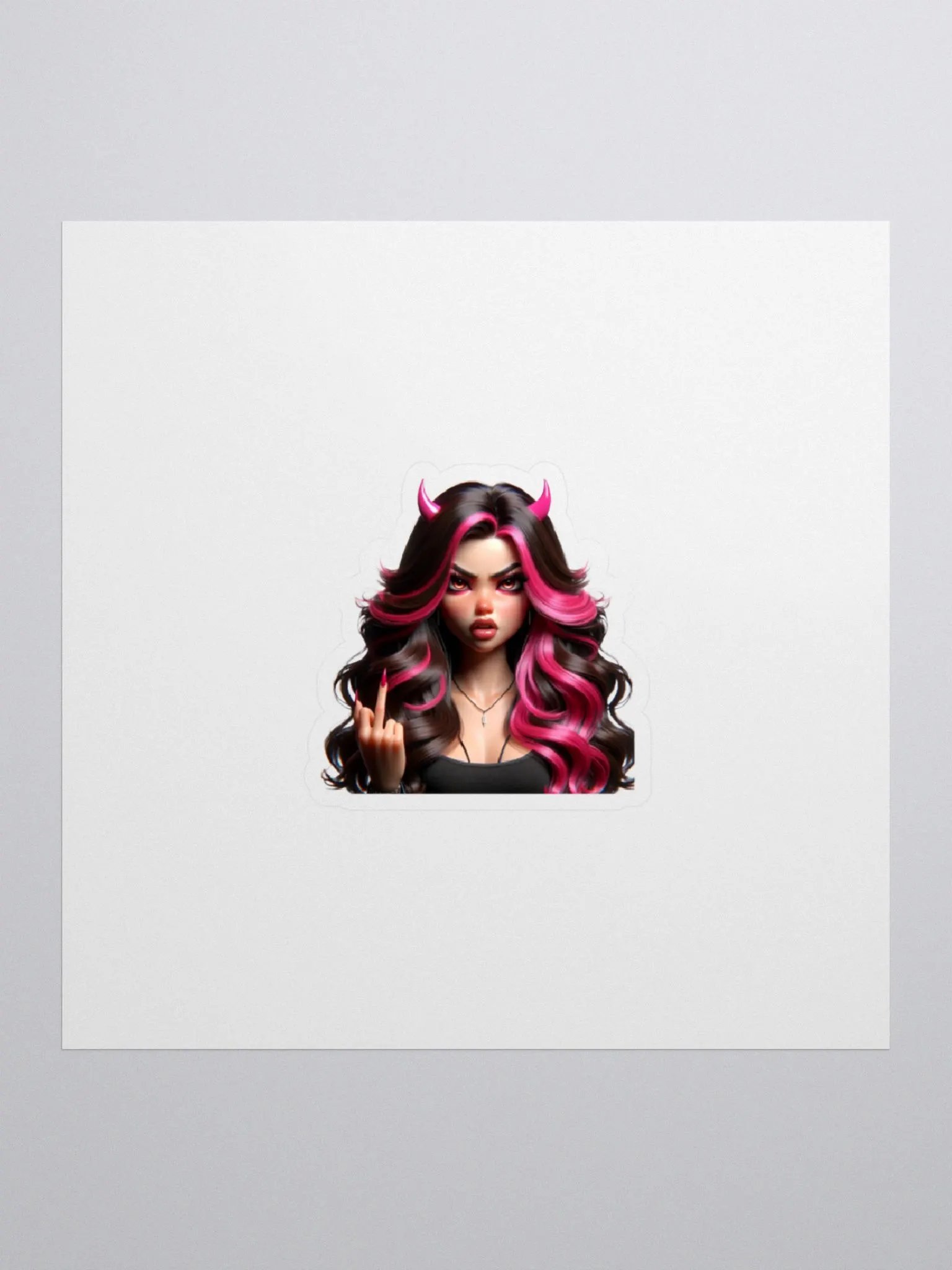 Devil Horns sticker product image (2)