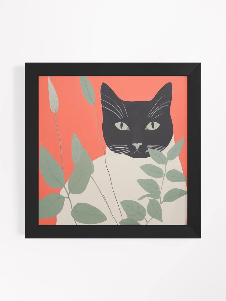 Contemplative Cat Framed Matte Poster product image (5)