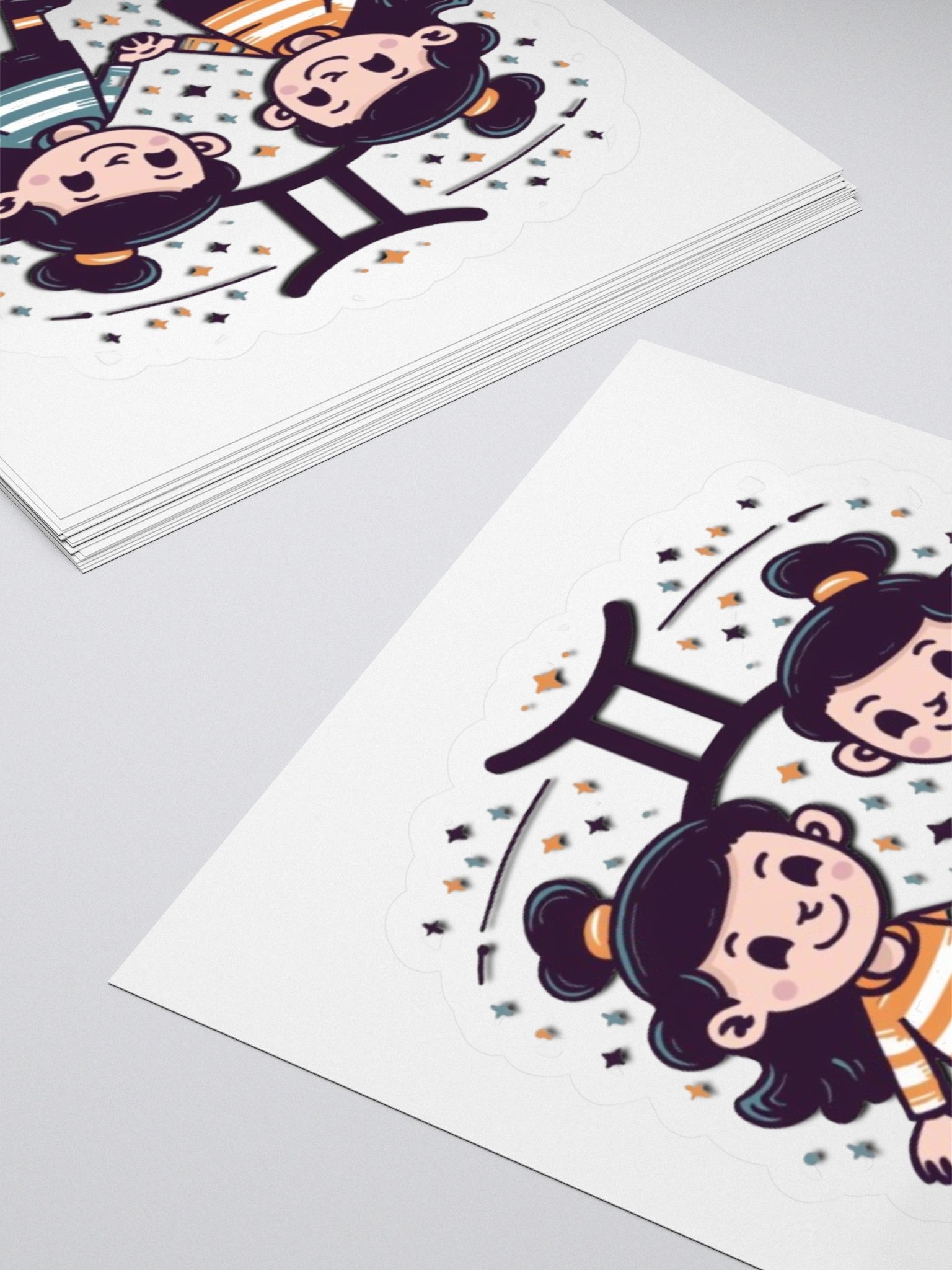Gemini Twins Sticker product image (12)