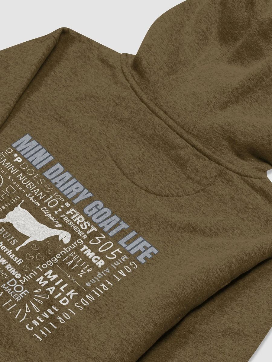 Mini Dairy Goat Life Mini Nubian Unisex Hoodie product image (3)