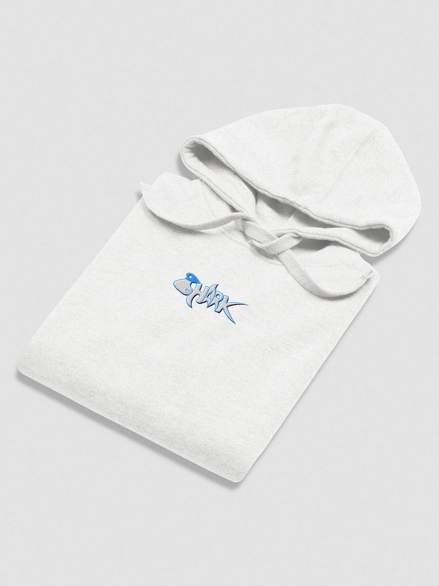 Blue Embroidered Shark Hoodie (Center Stich) product image (24)