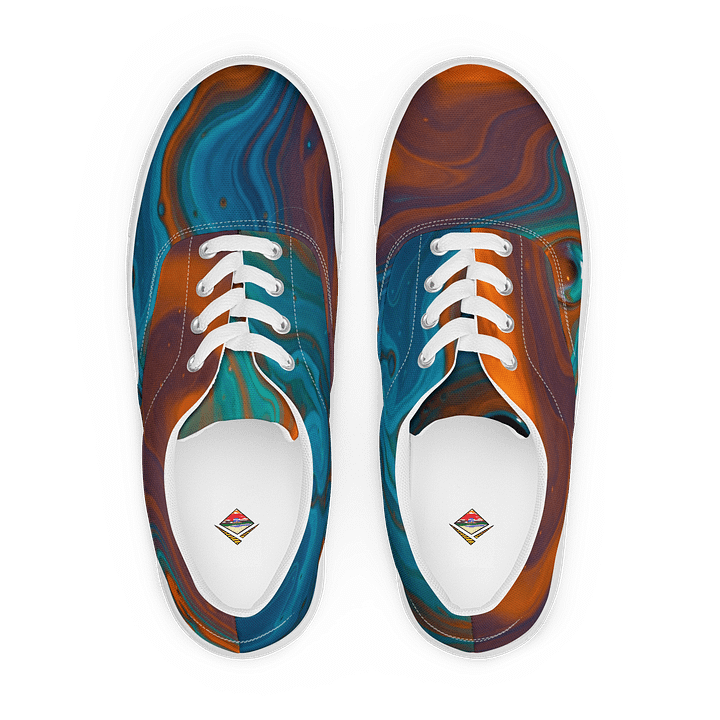 S³ Liquid Rouge Flourish Laced Canvas Shoes product image (1)