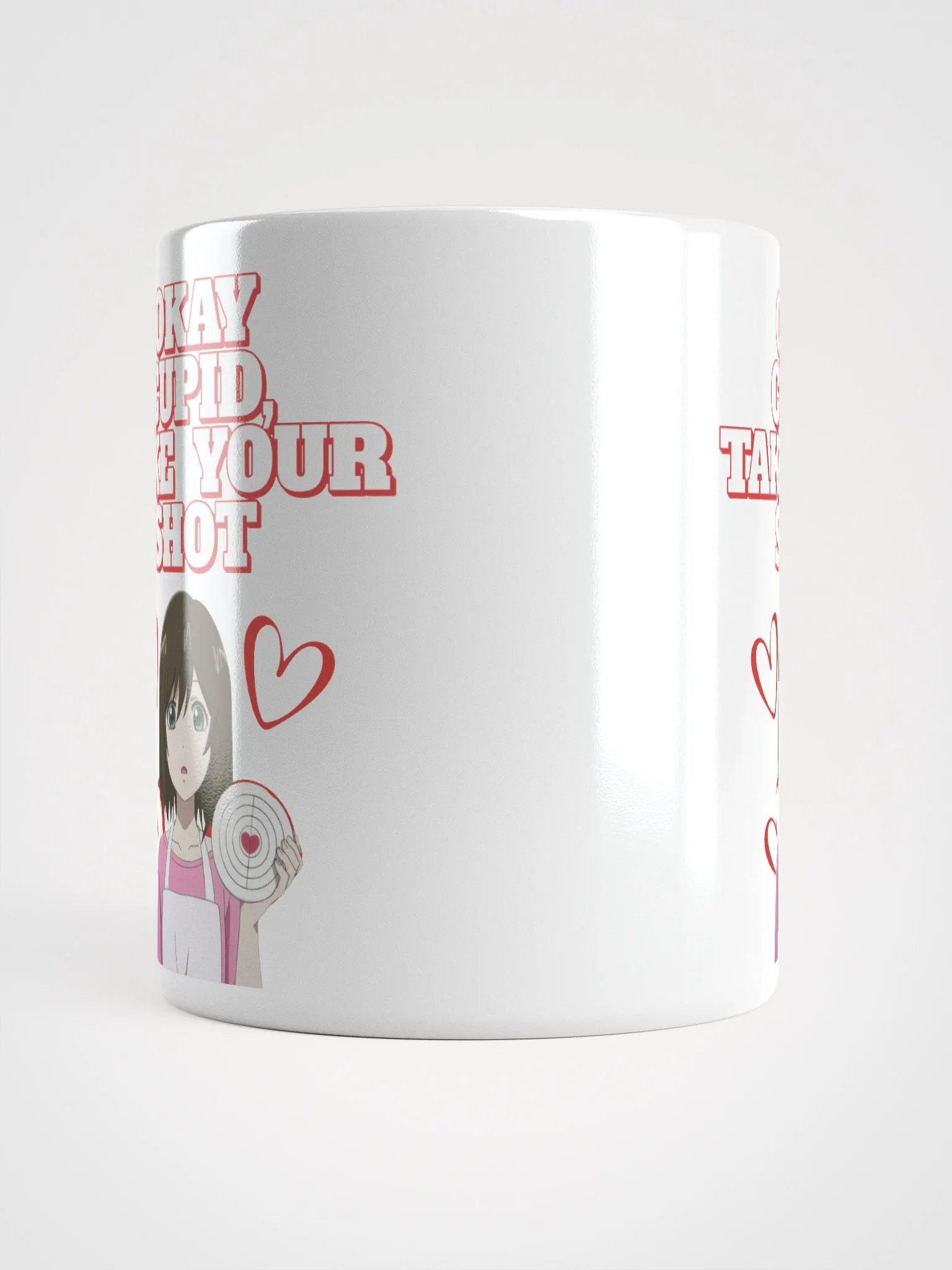 Okay Cupid, Take Your Shot - Valentine's Day White Coffee Cup product image (17)