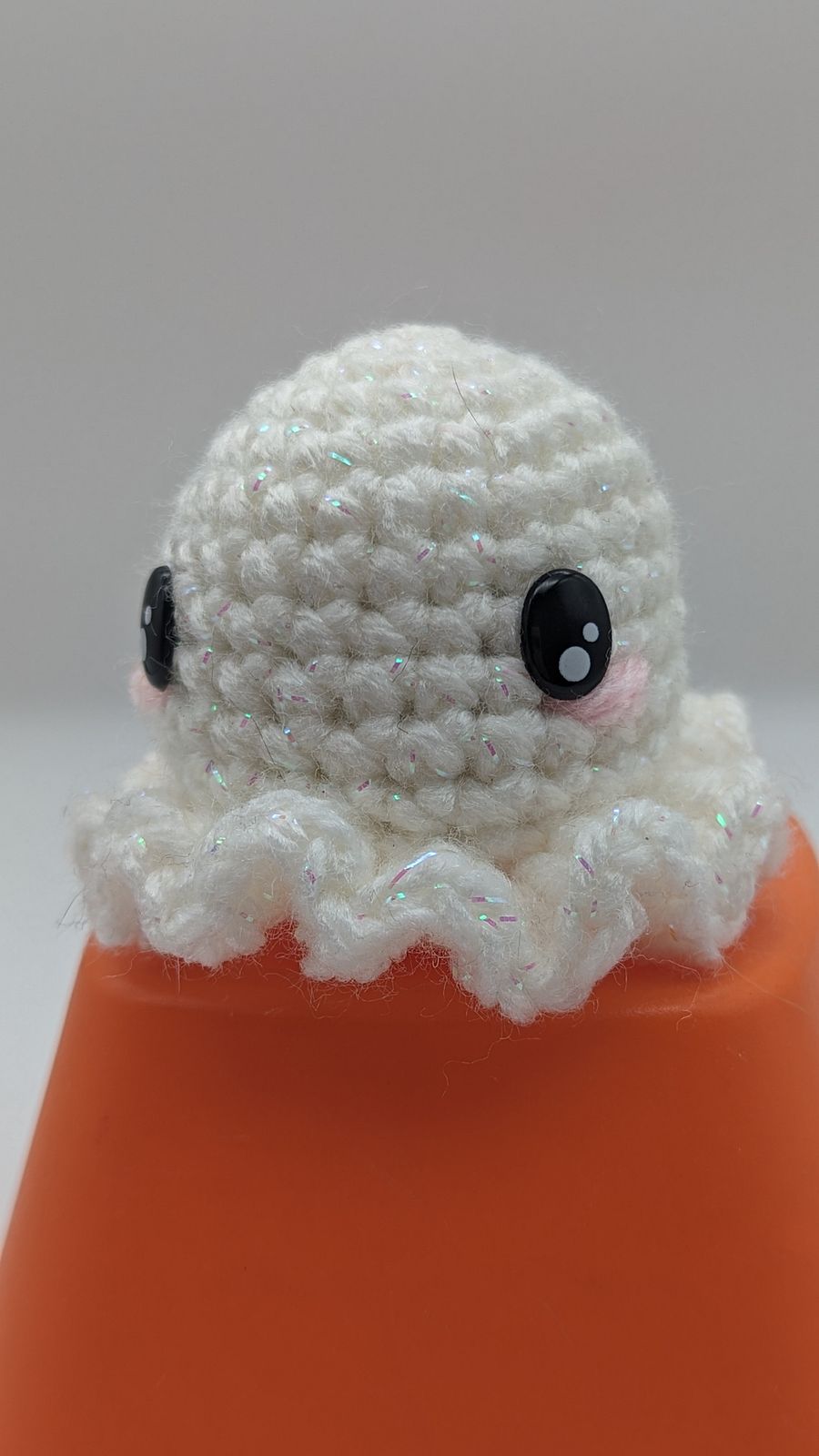 Mini Sparkly Ghost Plushie product image (3)