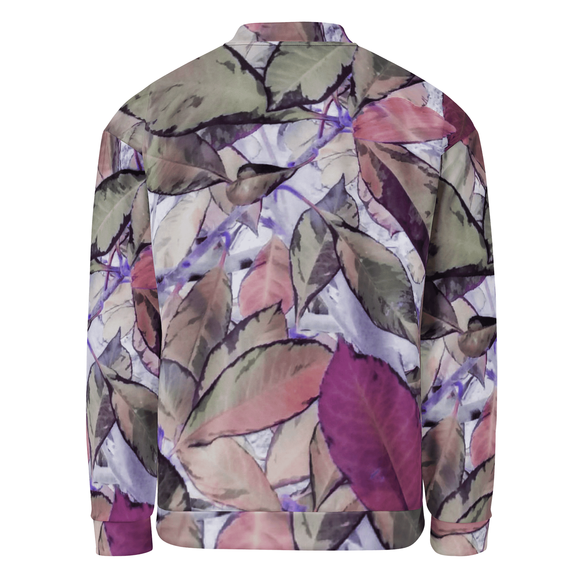 Marble Leaves Bomber Jacket product image (2)