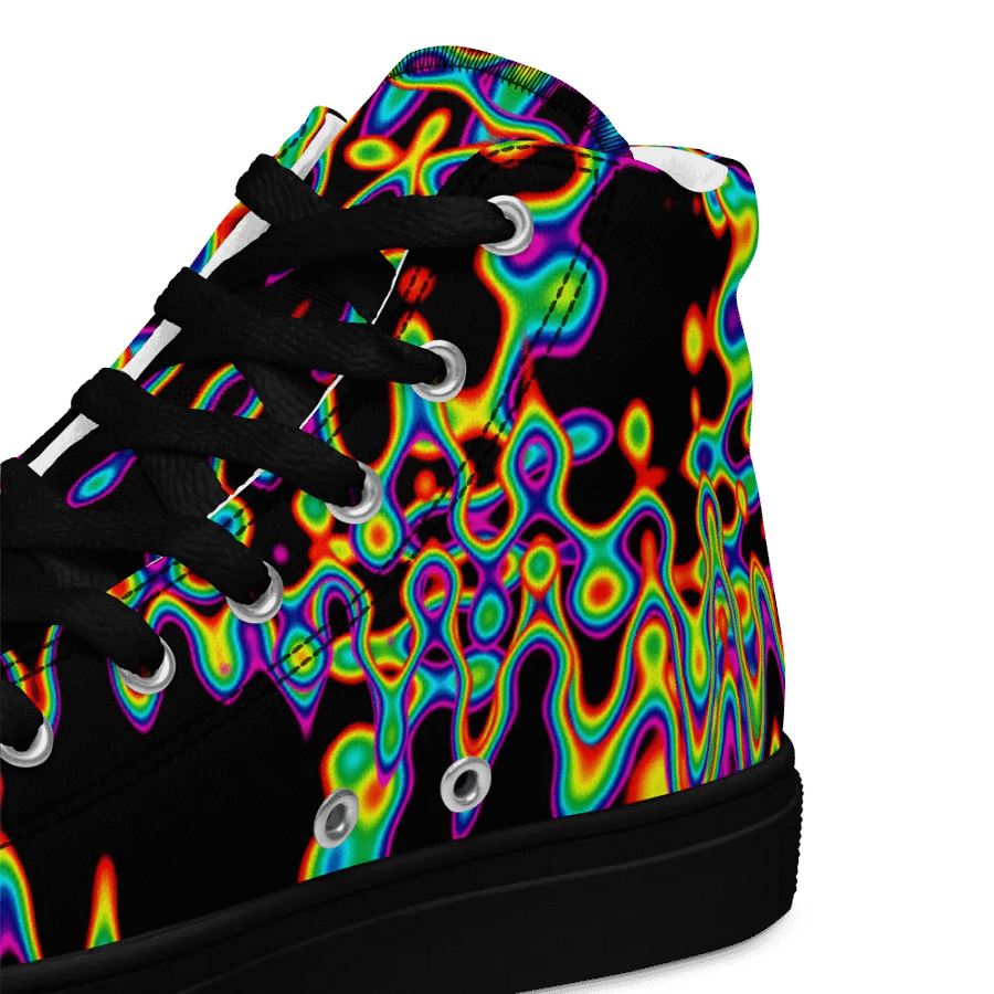 rainbows melt High Top canvas shoes (womens) product image (3)
