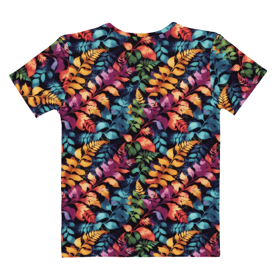 Fern Leaf Pattern All Over Print T-shirt product image (9)