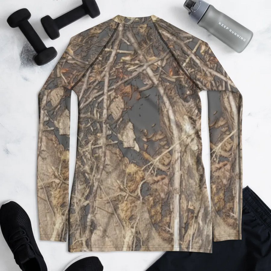Women's Rash Guard - Dead Split - It Happennnns Camo product image (12)