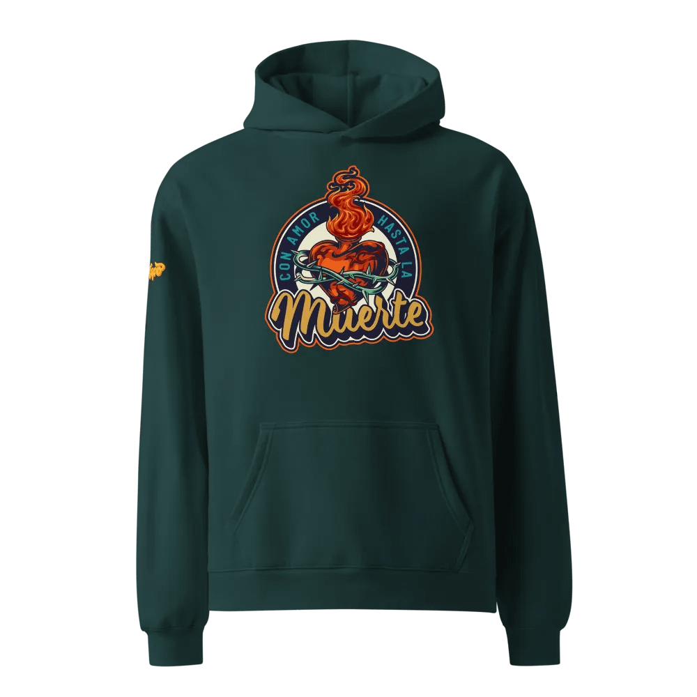 Flaming Heart Unisex Oversized Hoodie product image (16)