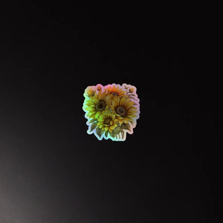 Sunflower Dreams Holographic Sticker Set product image (4)