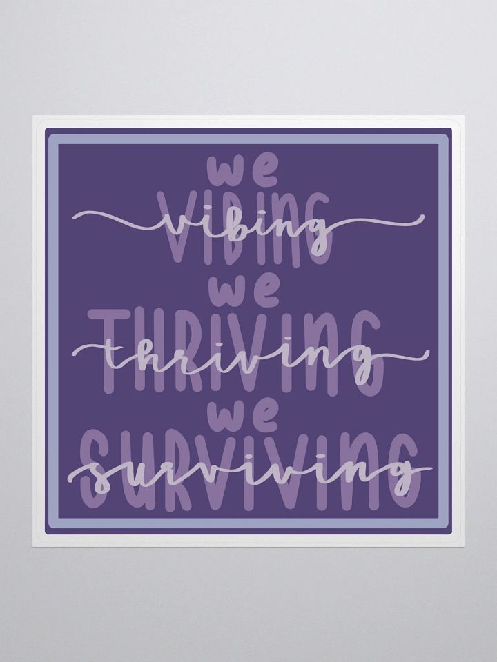 We Vibe, Thrive and Survive product image (1)