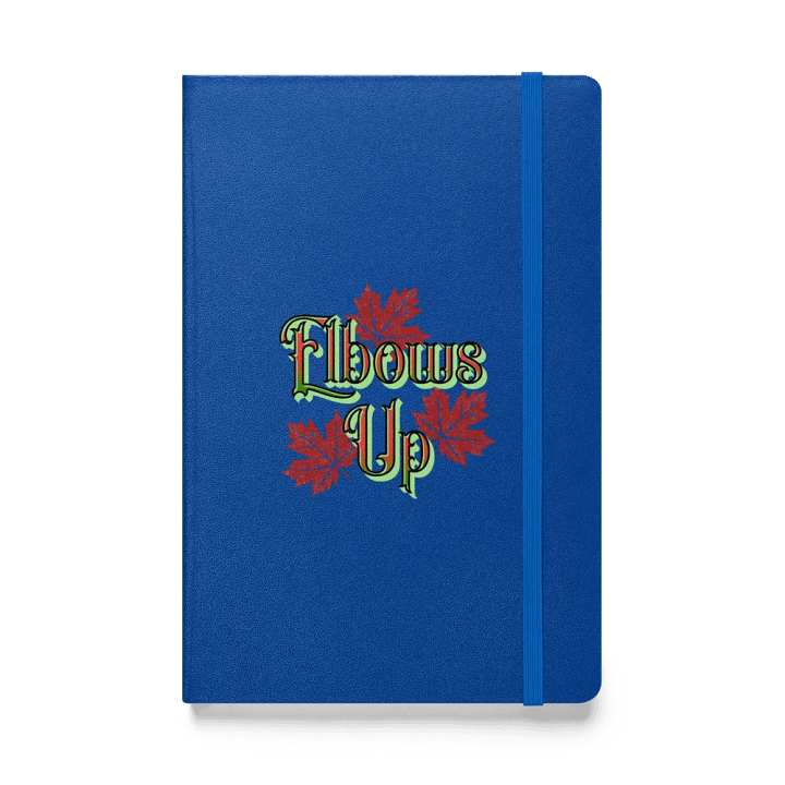 Elbows Up Maple Leaf Canada Hardcover Bound Notebook product image (1)