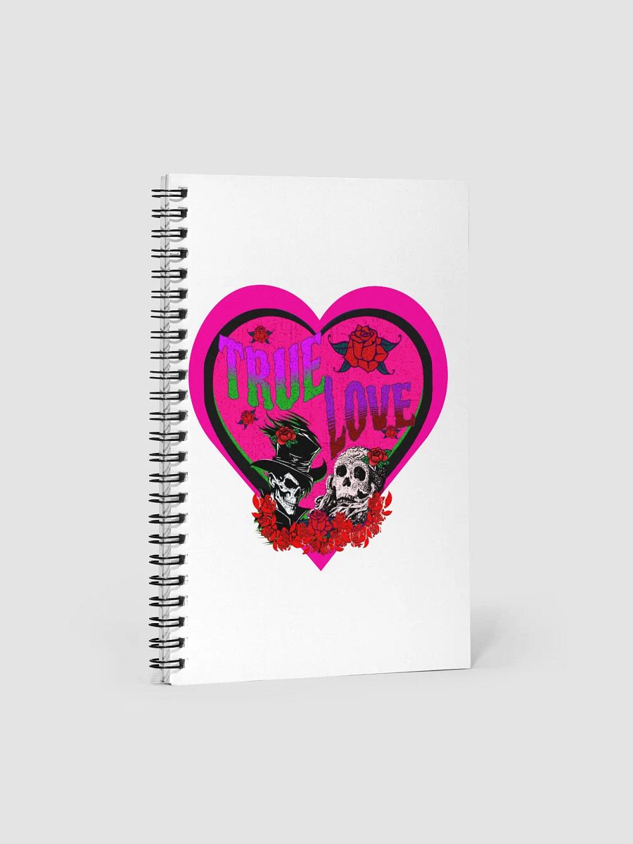 True Love Pink Heart Spiral Notebook product image (4)