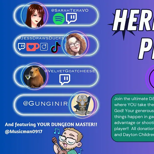 I am super thrilled to reveal the lineup for next Saturday's #dnd5e charity stream in support of @ExtraLife4Kids
 #tabletopwe...