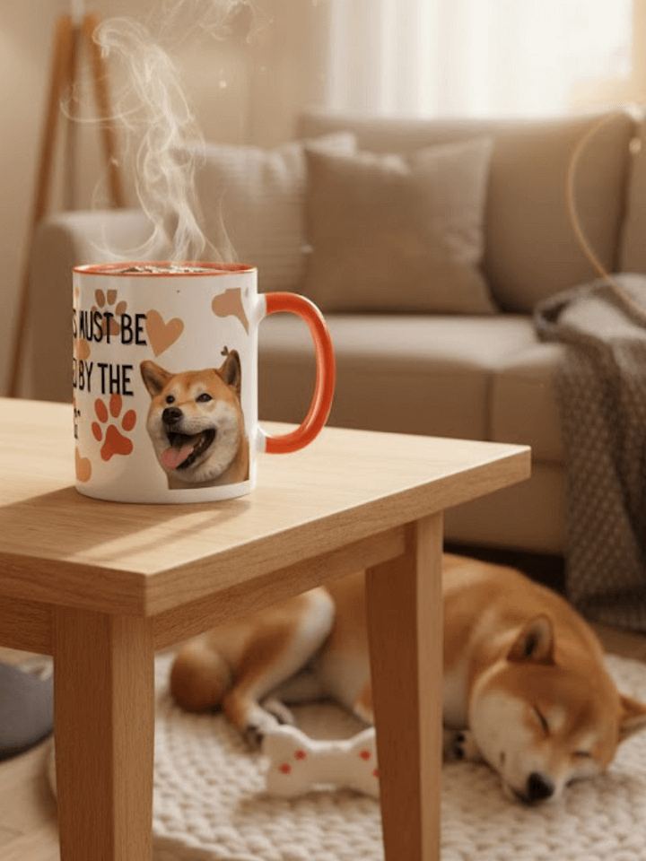 Paw-some Shibu Inu Dog Ceramic Mug product image (11)