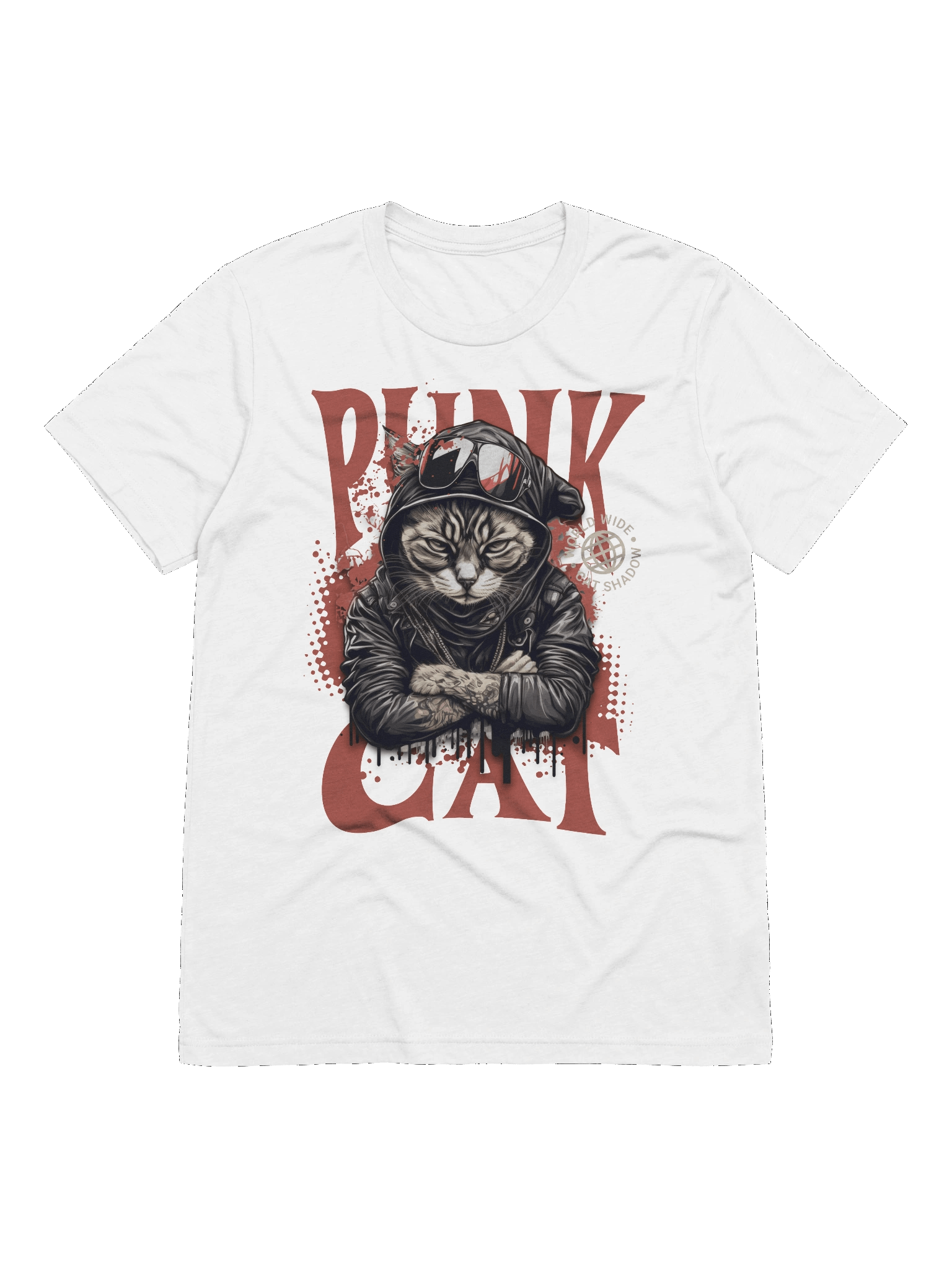 Punk Cat | Unisex Tri-Blend-T-Shirt Bella + Canvas product image (2)