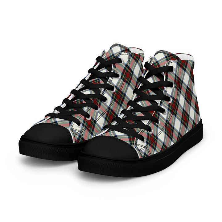 Stewart Dress Tartan Men's High Top Shoes product image (2)