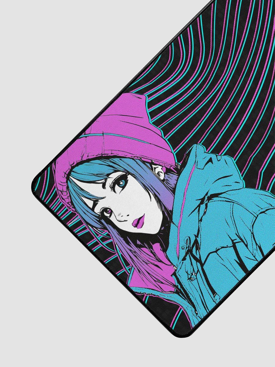 Panic Glitchy Dream Girl "Waves" Desk Mat product image (3)