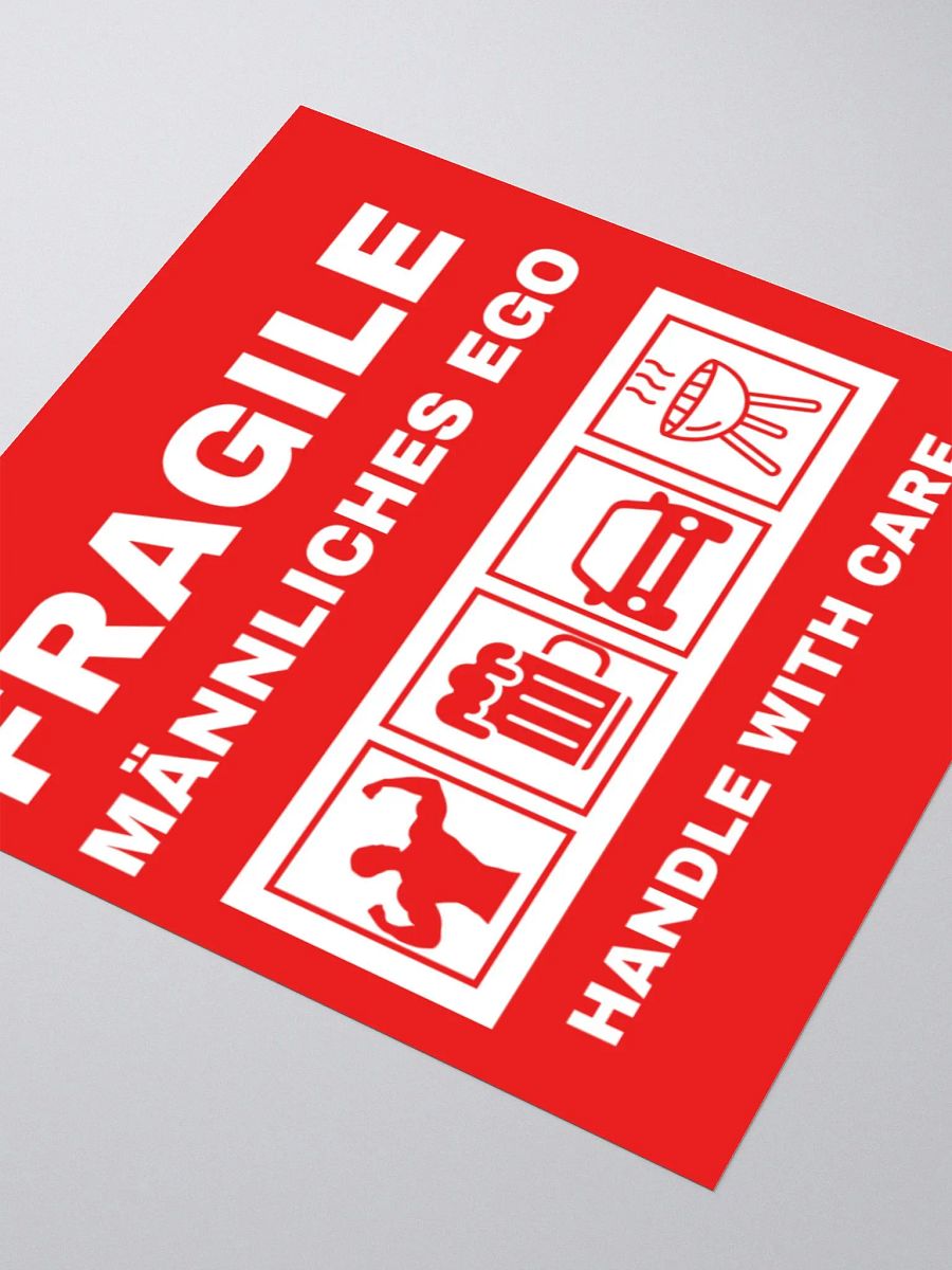 Fragiles Männliches Ego Sticker product image (7)