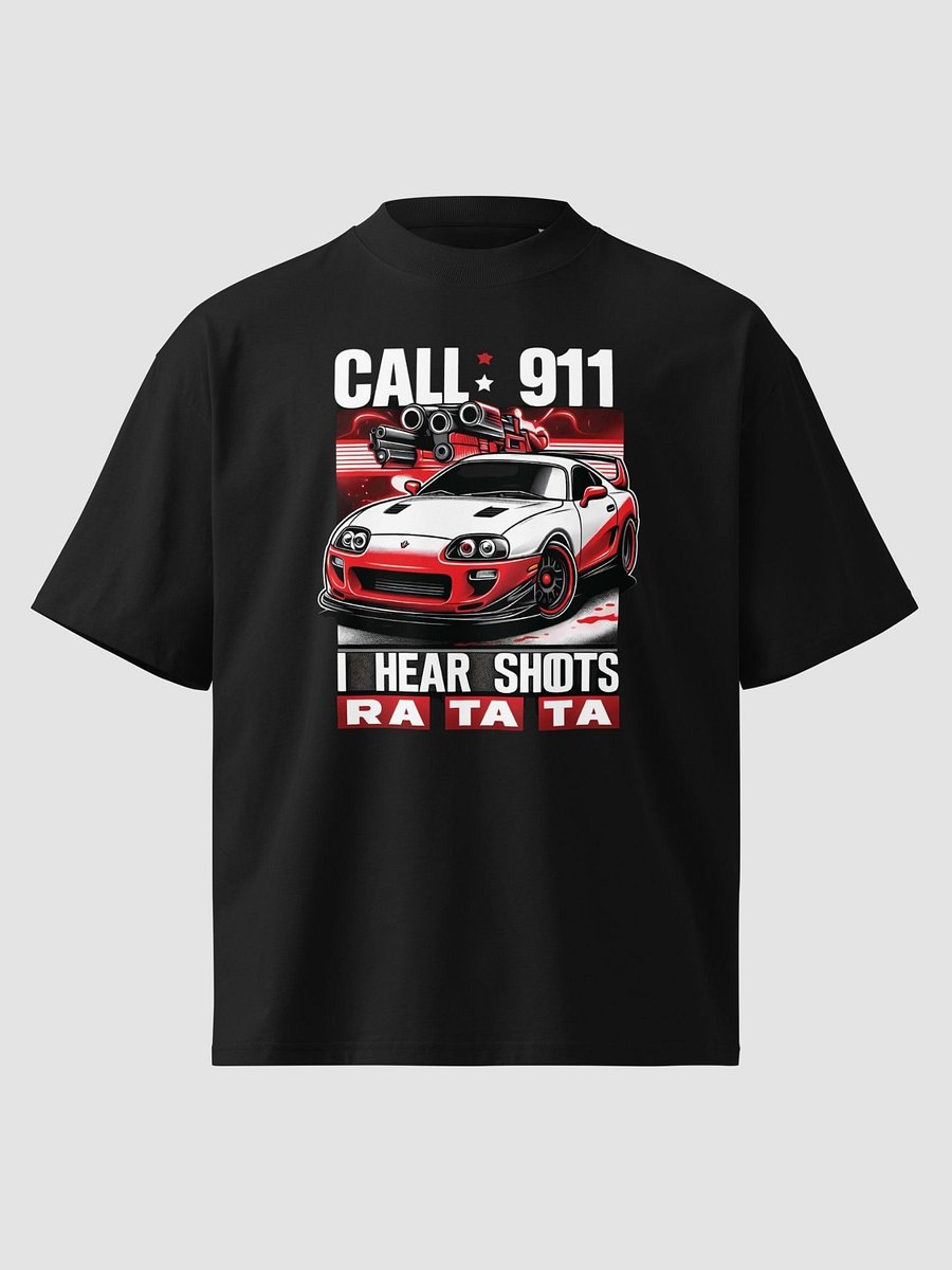 "Call 911, I Hear Shots" – Supra Edition Premium Unisex Tee product image (5)