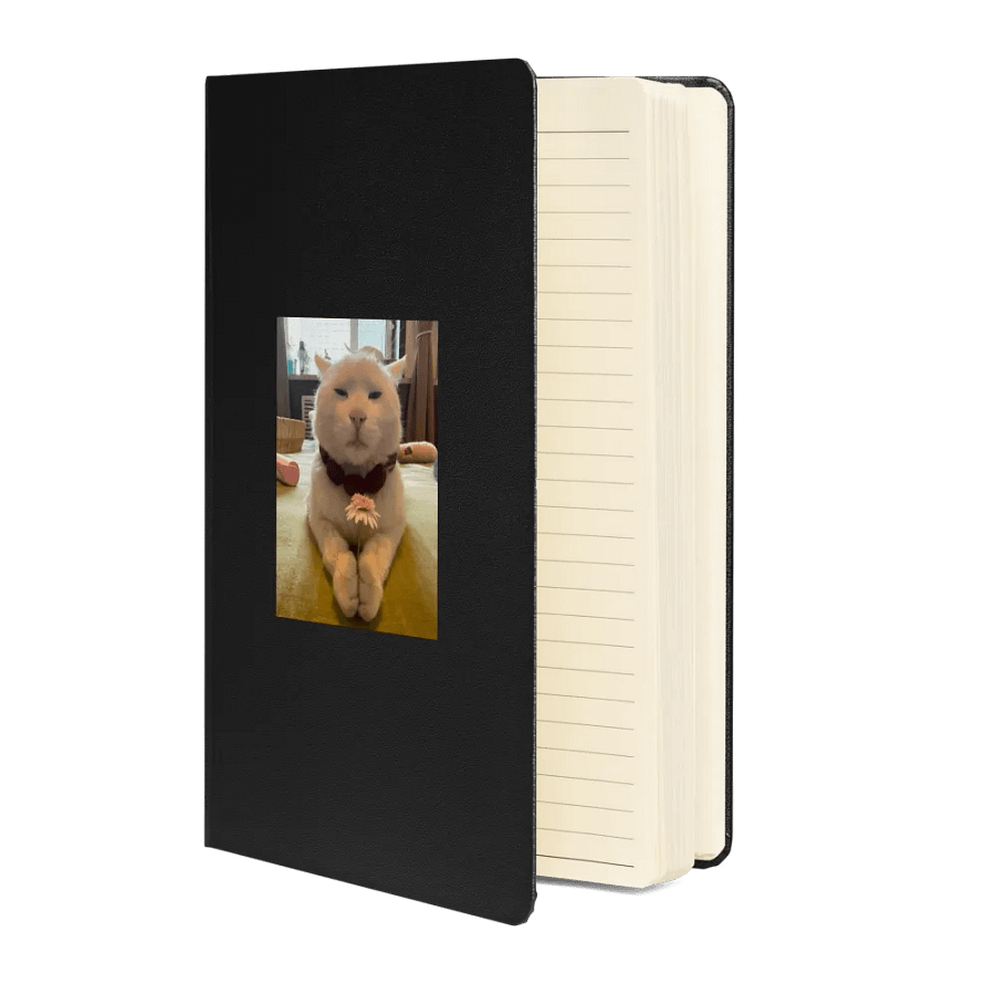 Whimsical Cat Hardcover Notebook product image (3)