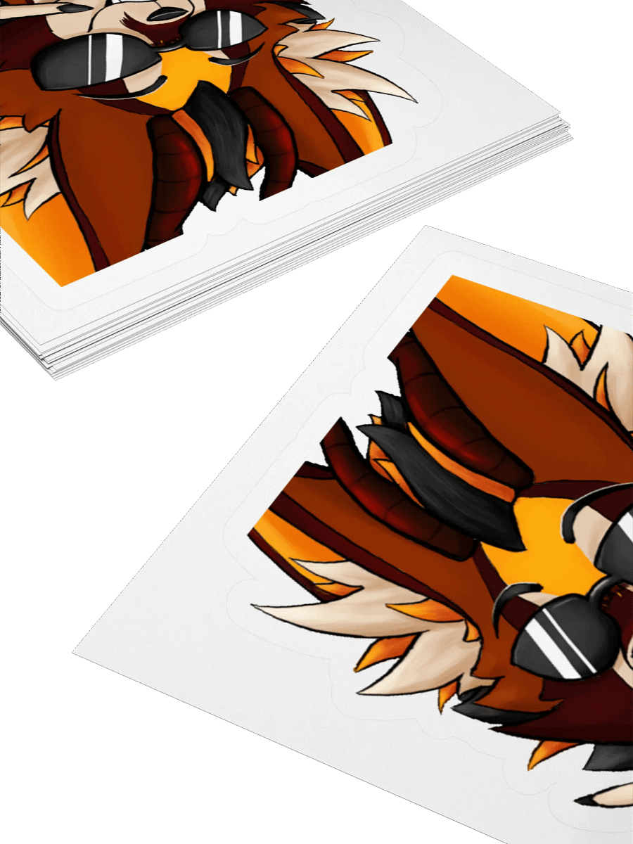 Lulu Foxmoth Fingerguns Sticker product image (12)
