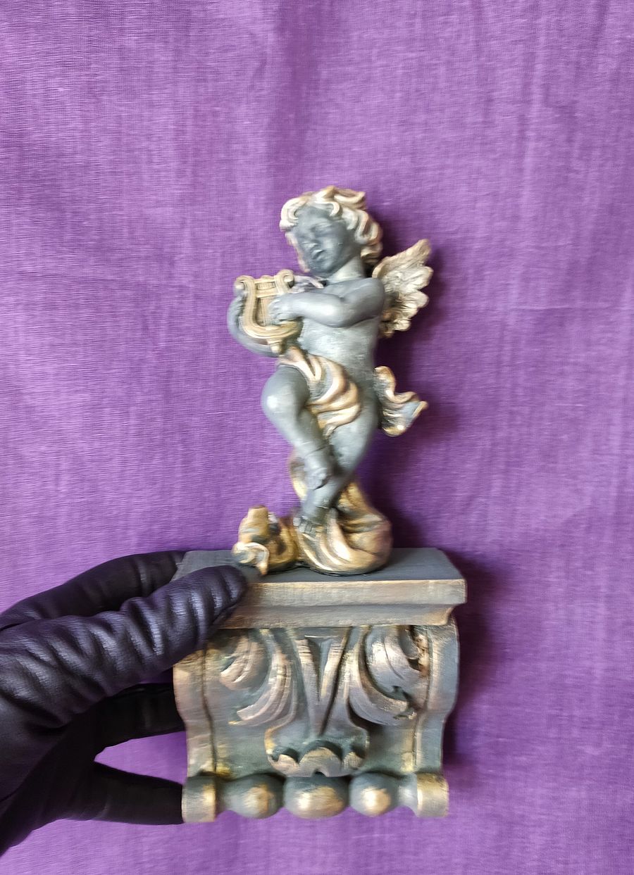 Único e exclusivo Anjo de parede com harpa, ser espiritual product image (3)
