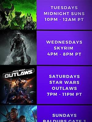 🫎✨ This Week's Schedule, Same Moose Energy! ✨🫎 This week’s stream lineup is packed with heroes, dragons, dice rolls, and galactic scoundrels! Come hang for the cozy chaos and cinematic mayhem! 🎯 Tuesdays – Marvel’s Midnight Suns 🕙 10PM–12AM PT 🐉 Wednesdays – Skyrim 🕓 4PM–8PM PT 🌌 Saturdays – Star Wars Outlaws 🕖 7PM–11PM PT 🎲 Sundays – Baldur’s Gate 3 Honor Mode Co-Op 🕖 7PM–11PM PT 📺 Come vibe with the herd: https://twitch.tv/joey_themoose Snacks, spells, and space crime await. You bring the vibes, I’ll bring the chaos. #JoeyTheMoose #TwitchStreamer #MidnightSuns #SkyrimStream #StarWarsOutlaws #BG3HonorMode #StreamingCommunity #AntleredMajestics #CozyChaos #MooseEnergy #DiceAndDrama #GalaxyAndGuile